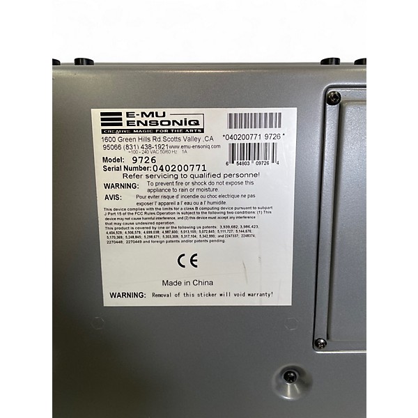 Used E-mu xk-6 Keyboard Workstation