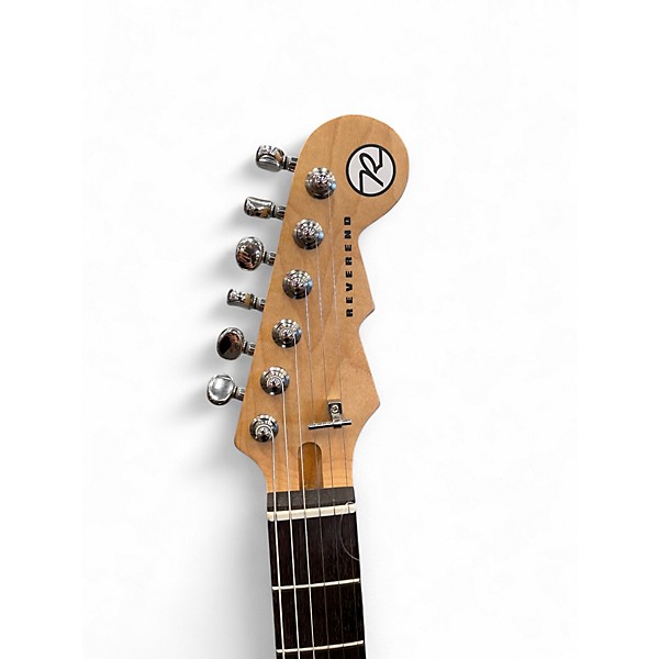 Used Reverend six gun hpp chronic blue burst Solid Body Electric Guitar