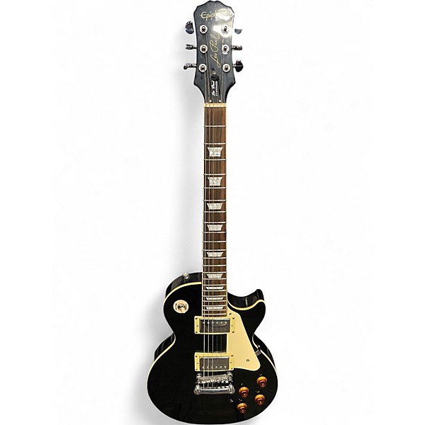 Used Epiphone Les Paul Standard Black Solid Body Electric Guitar