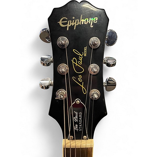 Used Epiphone Les Paul Standard Black Solid Body Electric Guitar