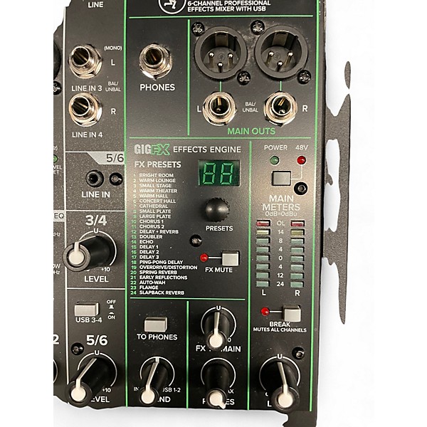 Used Mackie profx6 v3 Powered Mixer