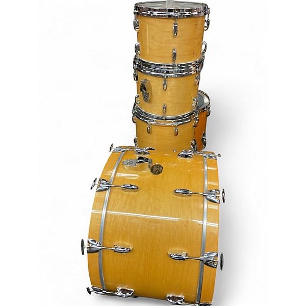 Vintage 1978 Gretsch Drums 6 Piece Vintage 6pc Natural Drum Kit