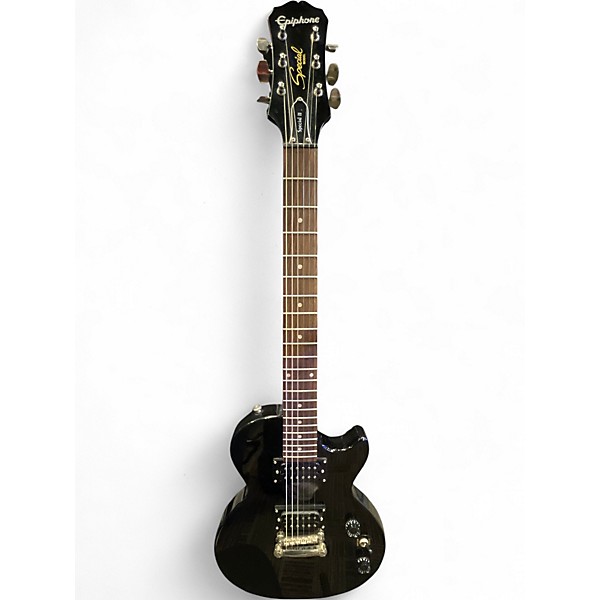 Used Epiphone Les Paul Special II Ebony Solid Body Electric Guitar