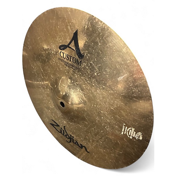 Used Zildjian 14in A Custom Mastersound Hi Hat Top Cymbal