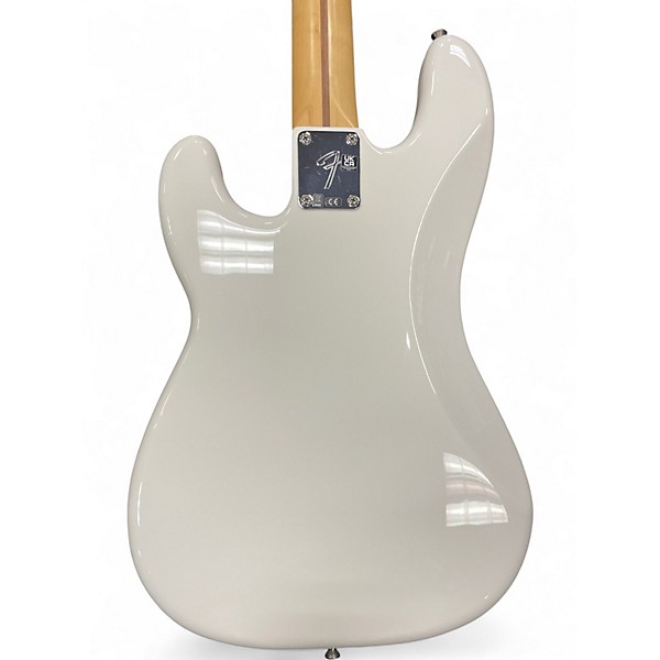 Used Fender Player Precision Bass White Electric Bass Guitar