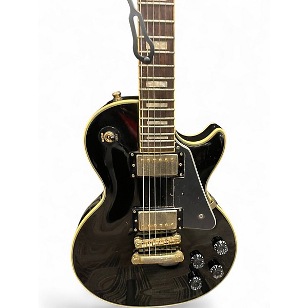 Used Epiphone Les Paul Custom Pro Black Solid Body Electric Guitar