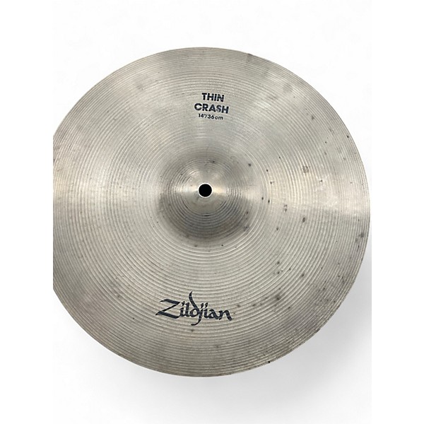 Used Zildjian 14in Thin Crash Cymbal