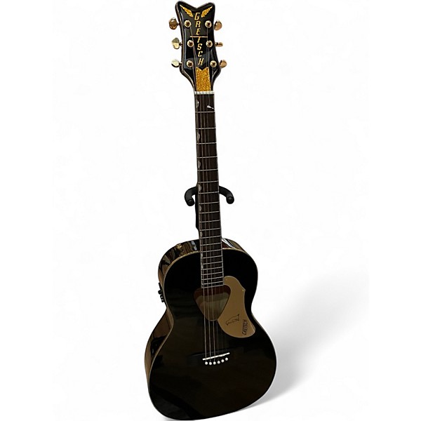 Used Gretsch Guitars G5021WPE Rancher Penguin Parlor Black Acoustic Electric Guitar