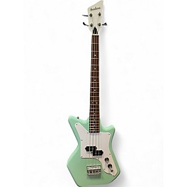 Used Airline JETSON JR Seafoam Green Electric Bass Guitar