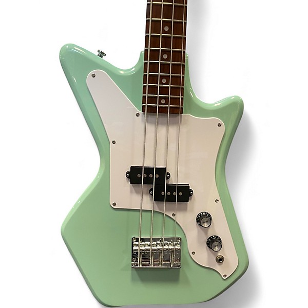 Used Airline JETSON JR Seafoam Green Electric Bass Guitar