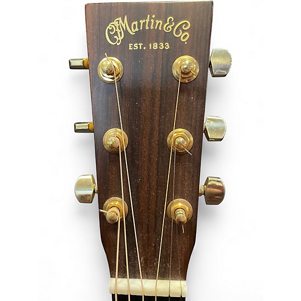 Used Martin DCPA4 Natural Acoustic Electric Guitar Natural