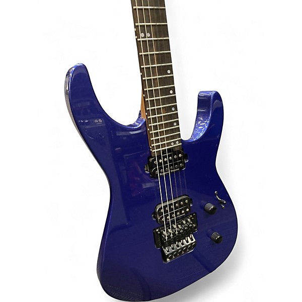 Used Jackson American Series Virtuoso Blue Solid Body Electric Guitar