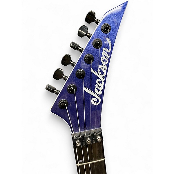 Used Jackson American Series Virtuoso Blue Solid Body Electric Guitar