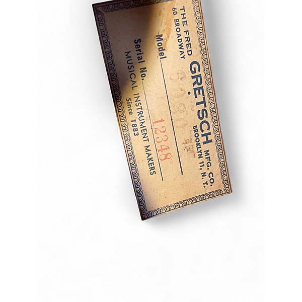 Vintage 1955 Gretsch Guitars 6030 Synchromatic/Constellation Sunburst Acoustic Guitar