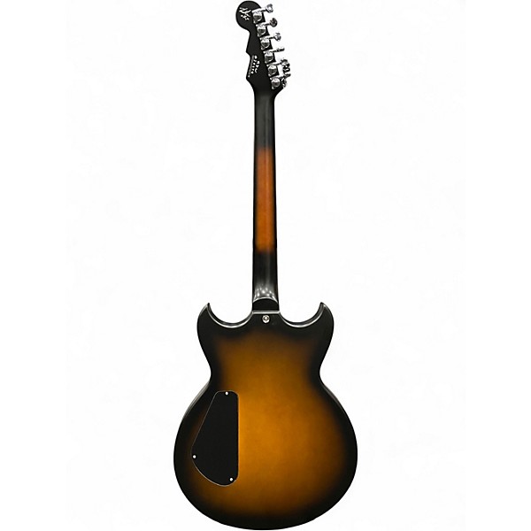 Used Reverend Tricky Gomez 290 Satin Coffee Burst Hollow Body Electric Guitar