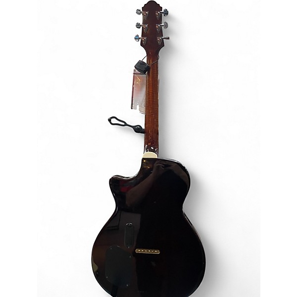 Used Crafter Guitars SAT Silver Hollow Body Electric Guitar