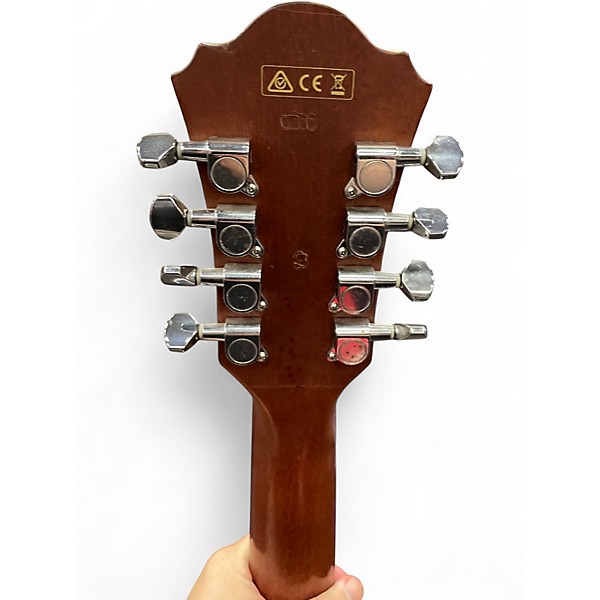 Used Ibanez ael108td 8 STRING ACOUSTIC Natural Acoustic Electric Guitar