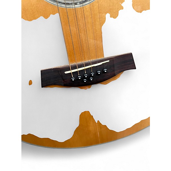 Used Ibanez ael108td 8 STRING ACOUSTIC Natural Acoustic Electric Guitar