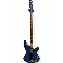 Used Ibanez SRX3EXQM1 Blue Electric Bass Guitar