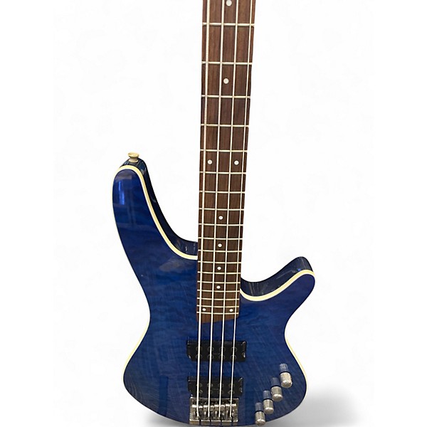 Used Ibanez SRX3EXQM1 Blue Electric Bass Guitar