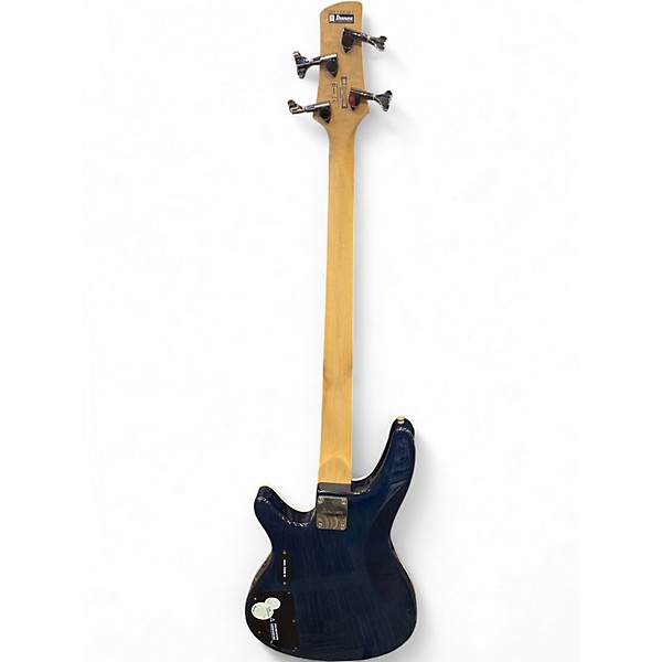Used Ibanez SRX3EXQM1 Blue Electric Bass Guitar