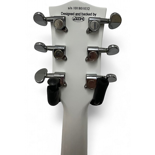 Used Firefly LES PAUL JR White Solid Body Electric Guitar