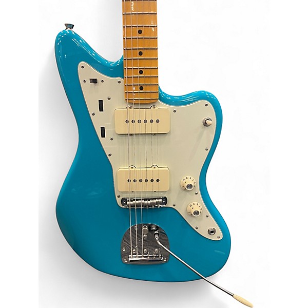 Used Fender american professional II Jazzmaster miami blue Solid Body Electric Guitar