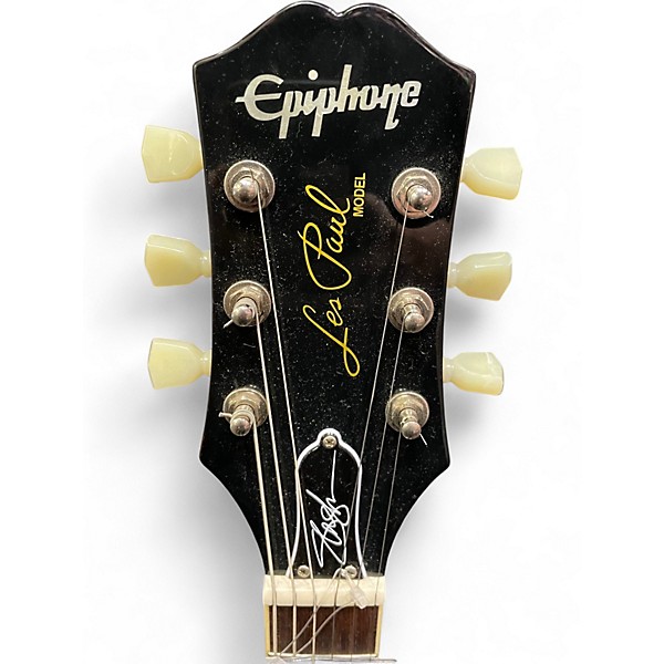 Used Epiphone Slash Signature Les Paul Classic green burst Solid Body Electric Guitar