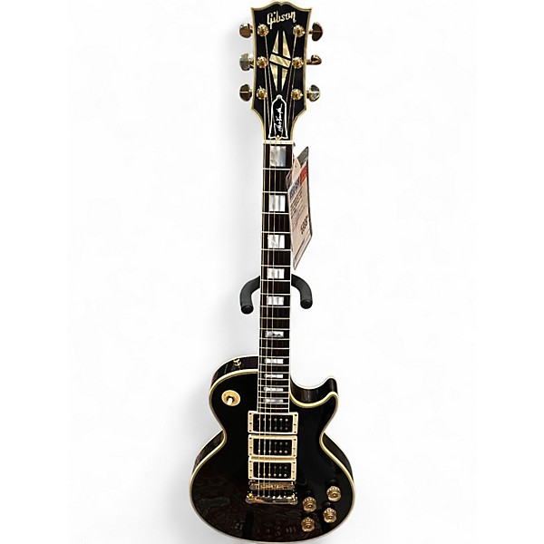 Used Gibson Custom Shop Peter Frampton "Phenix" Les Paul Custom Black Solid Body Electric Guitar