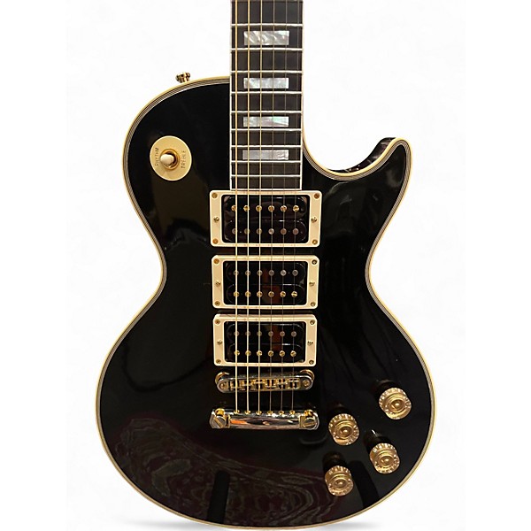 Used Gibson Custom Shop Peter Frampton "Phenix" Les Paul Custom Black Solid Body Electric Guitar