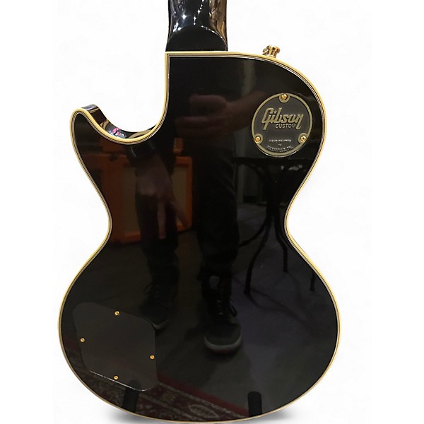 Used Gibson Custom Shop Peter Frampton "Phenix" Les Paul Custom Black Solid Body Electric Guitar
