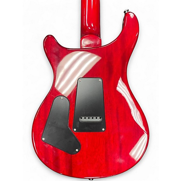 Used PRS SE Custom 24 red Solid Body Electric Guitar