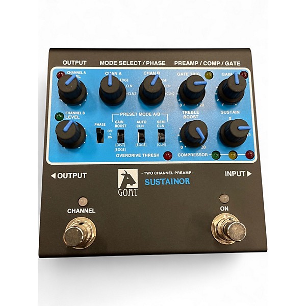 Used Goat Designs BLUE SERIES SUSTAINOR Guitar Preamp
