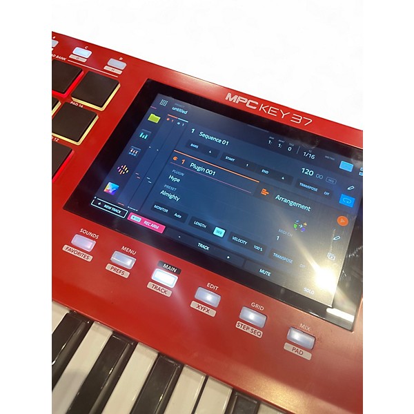 Used Akai Professional mpc key 37 Keyboard Workstation