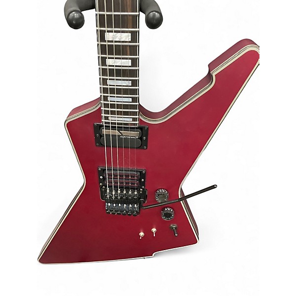Used Schecter Guitar Research E FR S RED Solid Body Electric Guitar