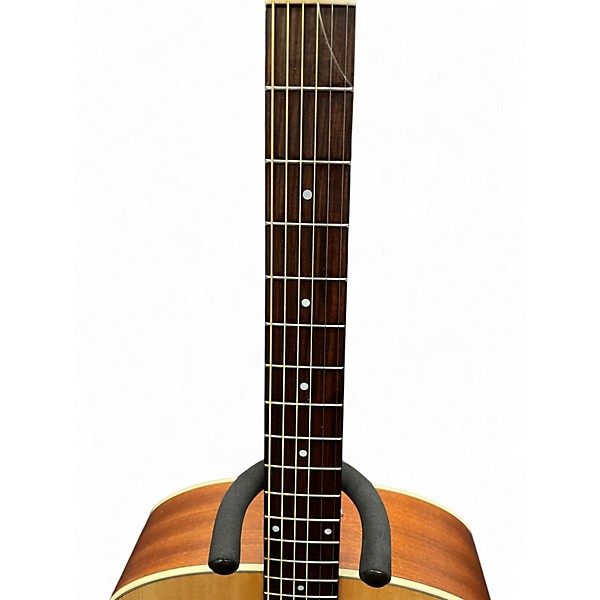 Used Guild F240E Jumbo Natural Acoustic Electric Guitar