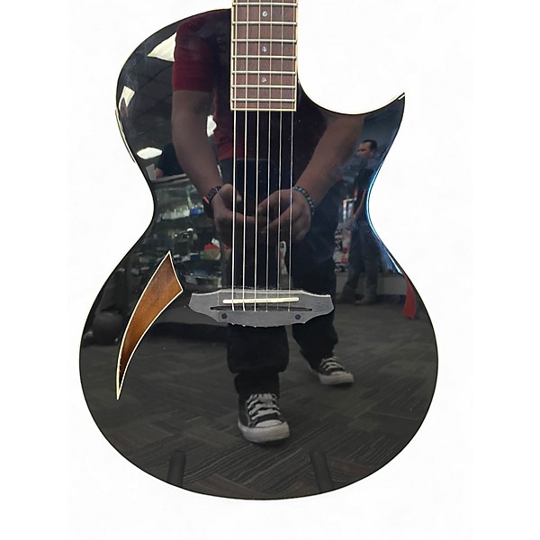 Used ESP LTD TL6 Black Acoustic Electric Guitar