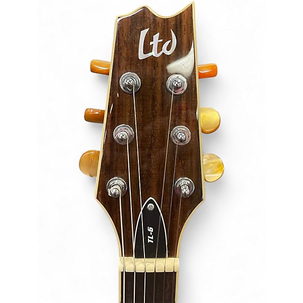 Used ESP LTD TL6 Black Acoustic Electric Guitar