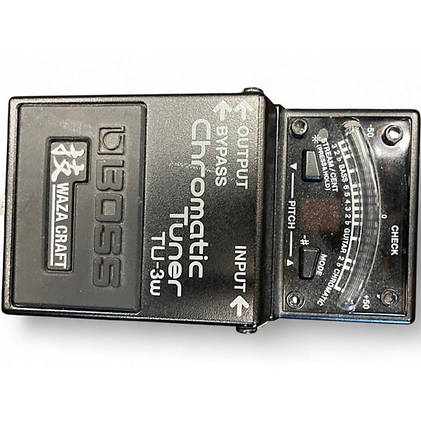 Used BOSS TU3W Waza Craft Chromatic Tuner Pedal