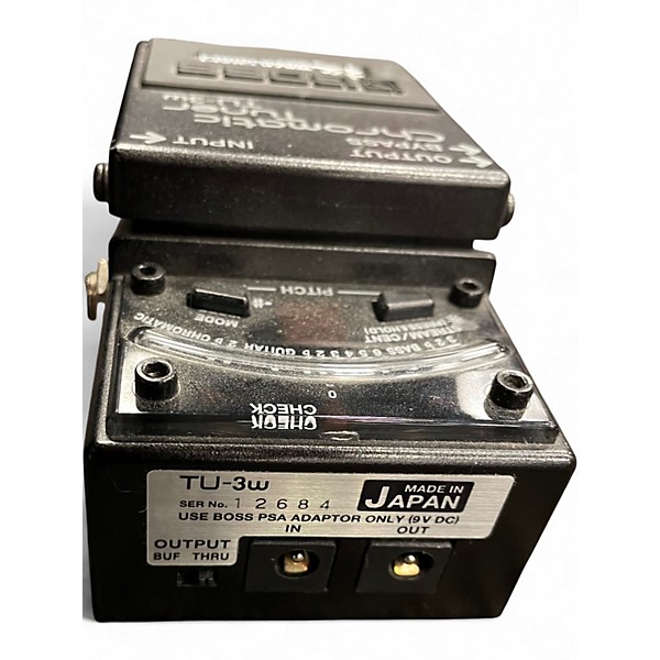 Used BOSS TU3W Waza Craft Chromatic Tuner Pedal
