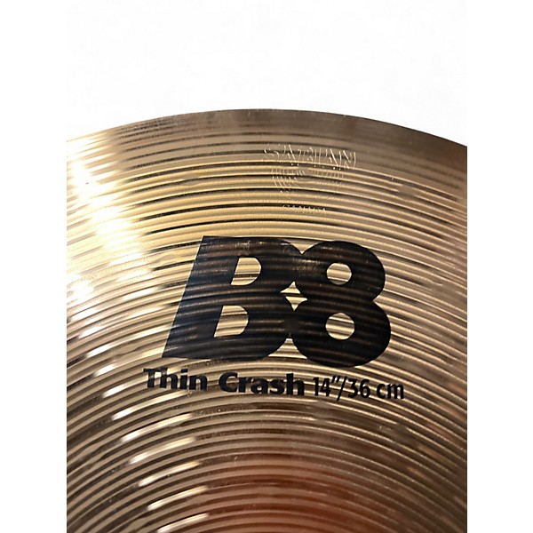 Used SABIAN 14in B8 Thin Crash Cymbal