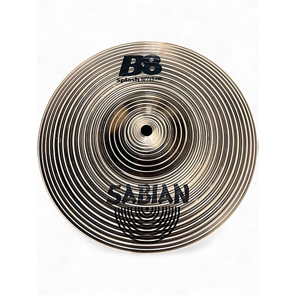 Used SABIAN 10in B8 Splash Cymbal