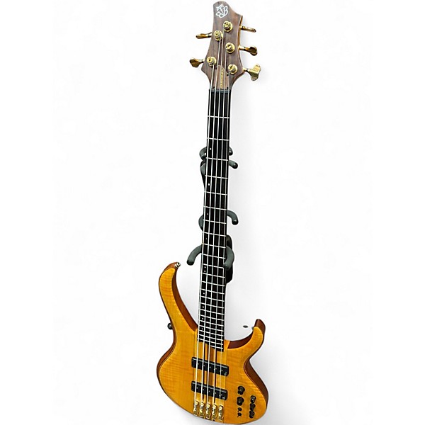 Used Ibanez BTB1405E 5 String Natural Electric Bass Guitar