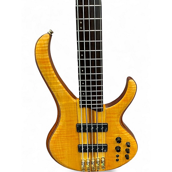 Used Ibanez BTB1405E 5 String Natural Electric Bass Guitar