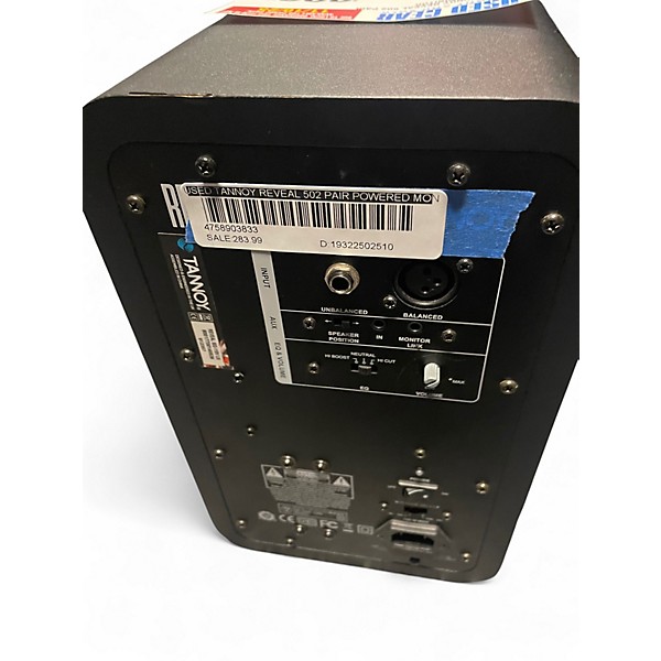 Used Tannoy Reveal 502 Pair Powered Monitor