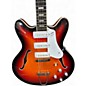 Used 2021 VOX S66 BOBCAT Sunburst Hollow Body Electric Guitar