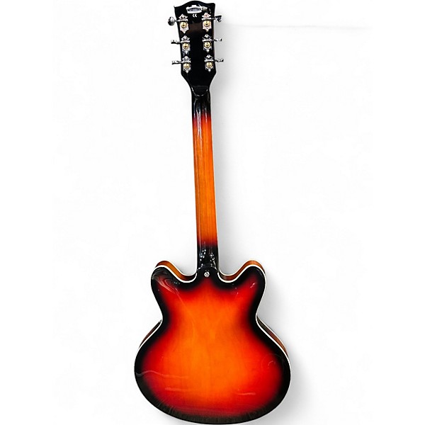 Used 2021 VOX S66 BOBCAT Sunburst Hollow Body Electric Guitar