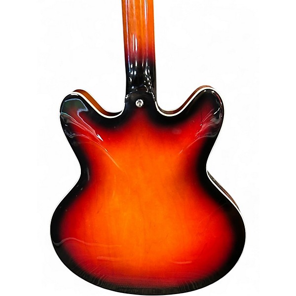 Used 2021 VOX S66 BOBCAT Sunburst Hollow Body Electric Guitar