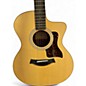 Used Taylor 214CE Koa Natural Acoustic Electric Guitar thumbnail