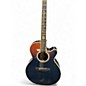 Used Takamine LTD2024 Penubra Blue Acoustic Electric Guitar